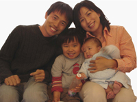 関口家：家族の写真